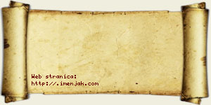 Atanasije Bzeničanin vizit kartica